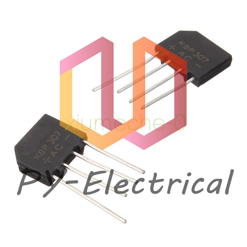 10PCS NEW KBP307 Rectifier Flat bridge Bridge Rectifier 3A/700V