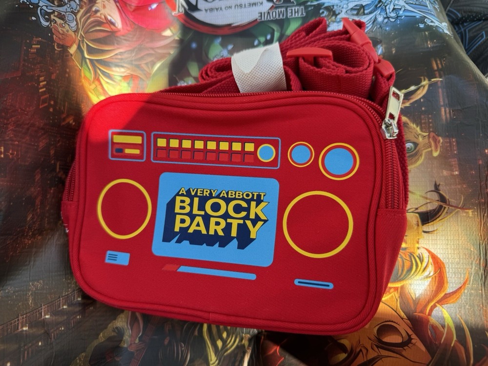 Abbott Elementary SDCC 2025 Belt Bag Boom Box, Block Party (signed Comic Con)