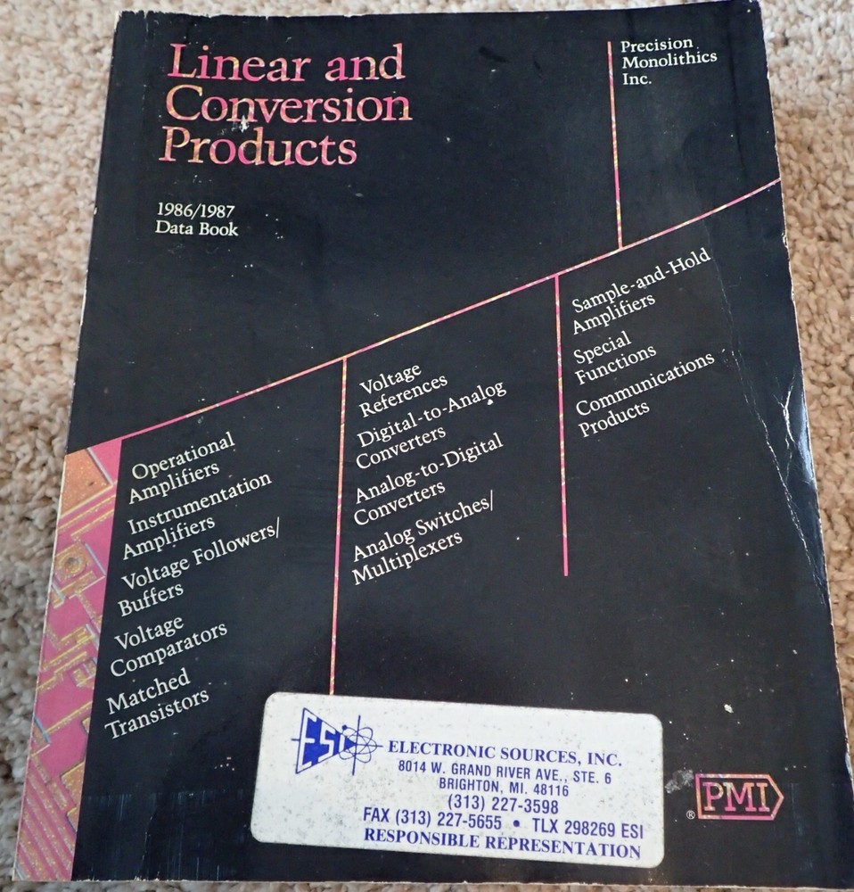 Vintage - Linear And Conversion Products & Applications Handbook - 1986