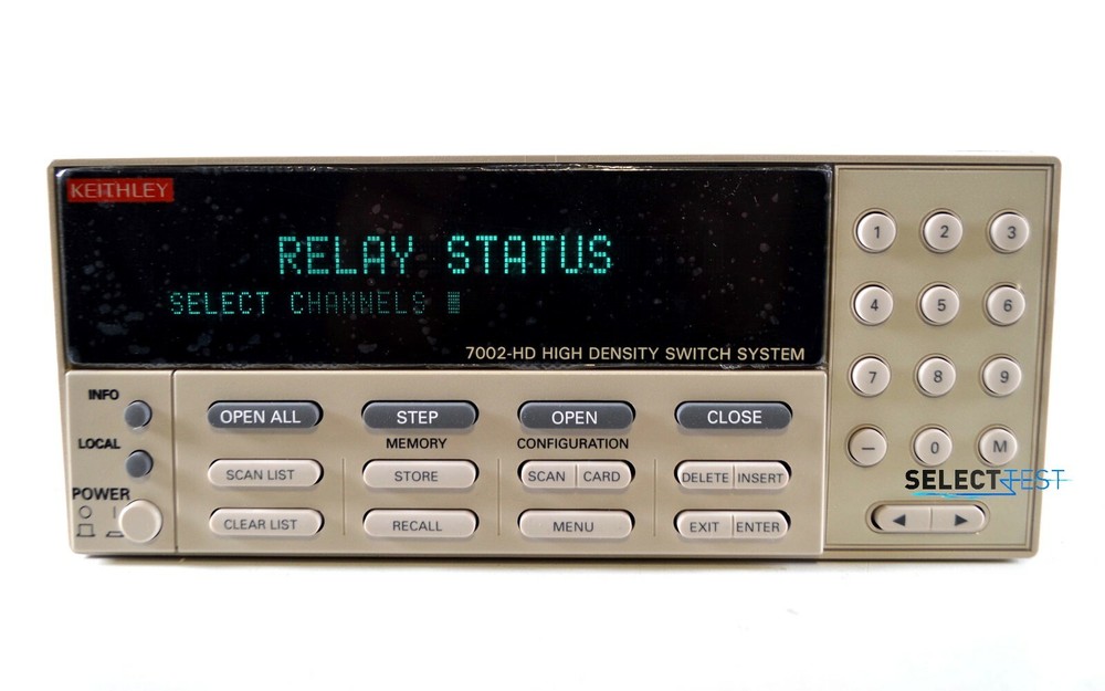 KEITHLEY 7002-HD NEW HIGH DENSITY 2 SLOT SWITCH MAINFRAME **LOOK** (REF.: 624G)
