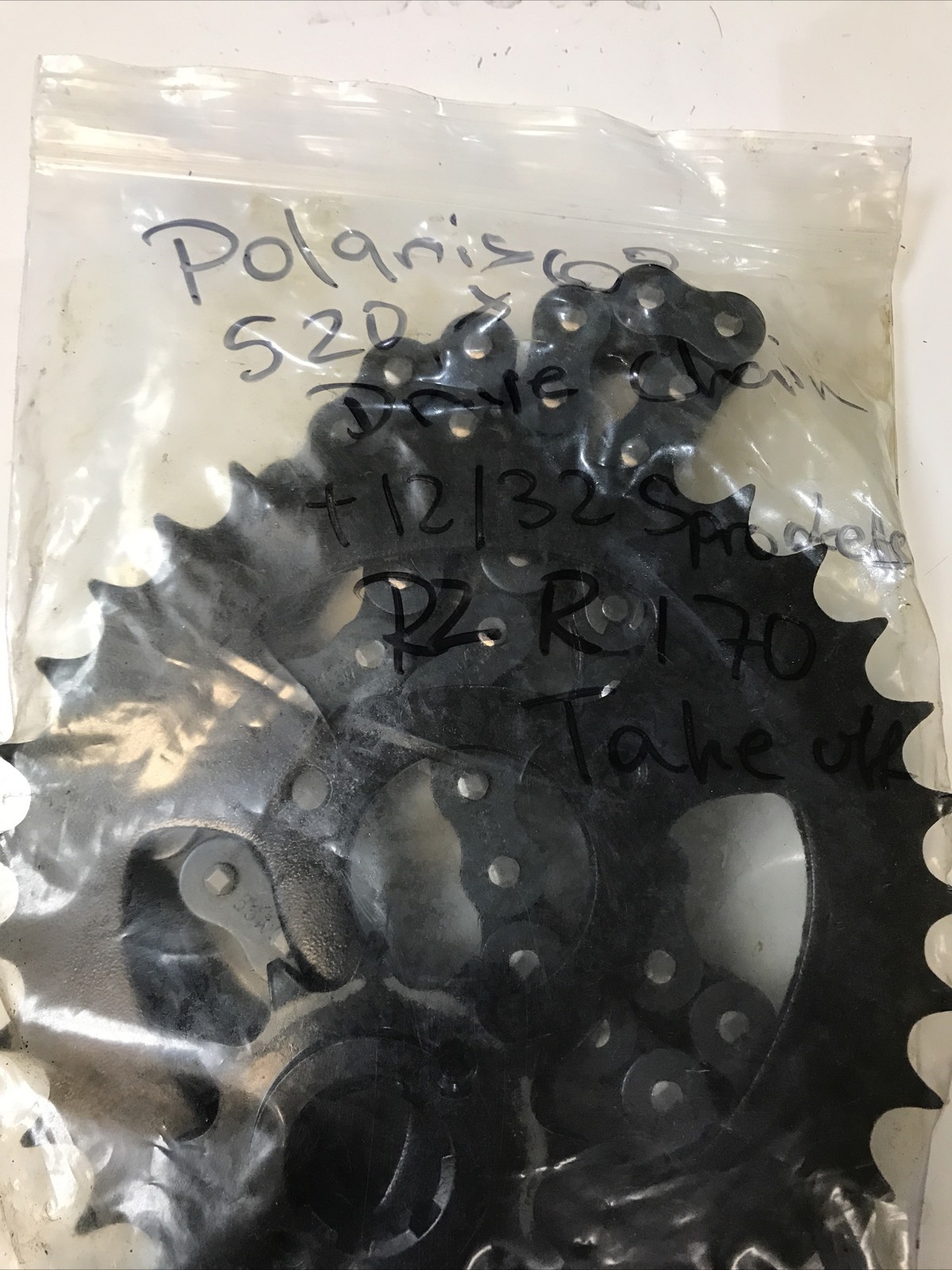 OEM POLARIS 520x60 Drive Chain & 12/32 Sprockets Polaris RZR 170 TAKE OFF