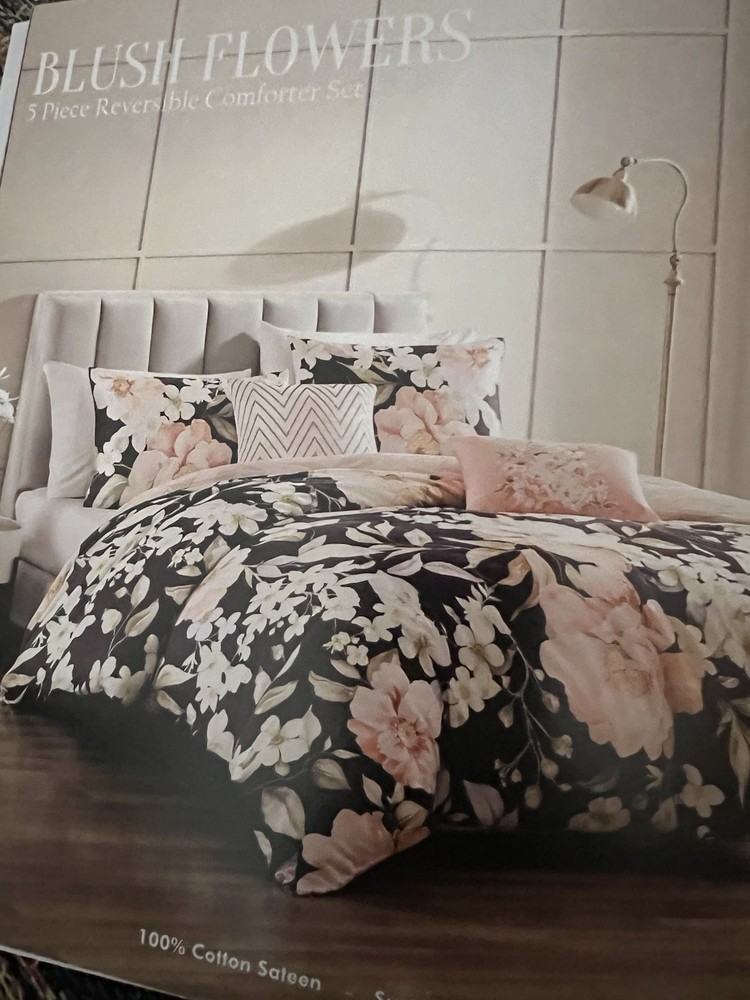 Decorative Pillow For Bebejan Blush Flowers Bedding Set