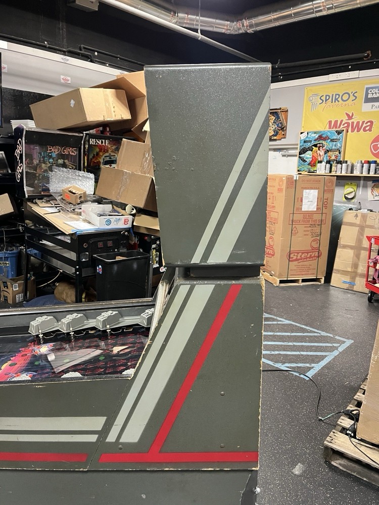 1982 RAPID FIRE ARCADE MACHINE PROF TECHS PLAYS GREAT