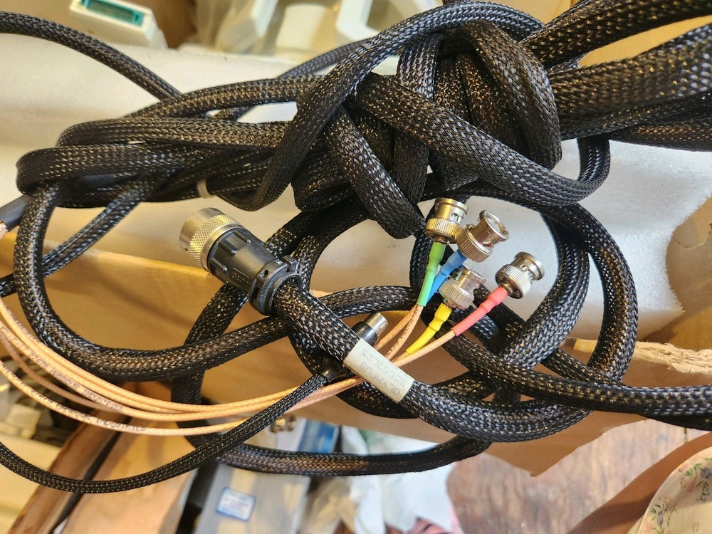 OLYMPUS 55583L25 ENDOSCOPIC VIDEO CABLES 5M USED WORKING CONDITION