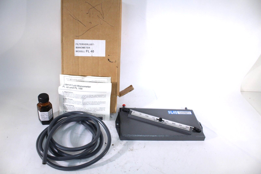 AIRFLOW FL40 MANOMETER FILTER LOSS FL 40 NOS