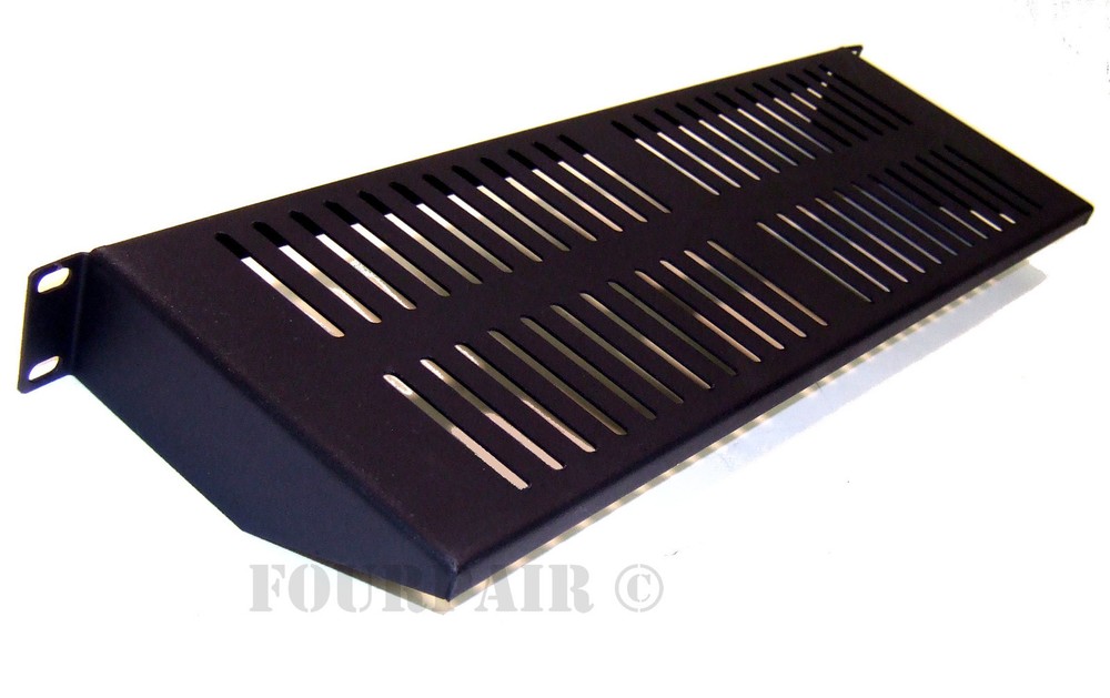 1 Space Cantilever Keyboard Server Data Rack Mount Shelf - 19" 1U 8" Deep Vented