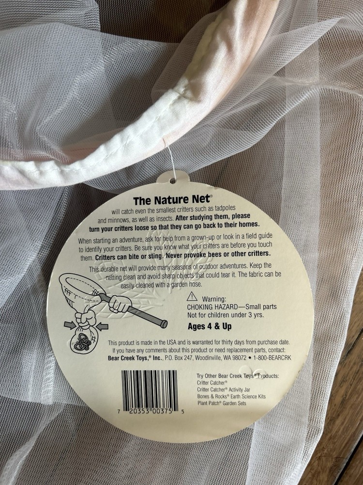 Nature Net Critter Catcher Gear Bug Catching Net
