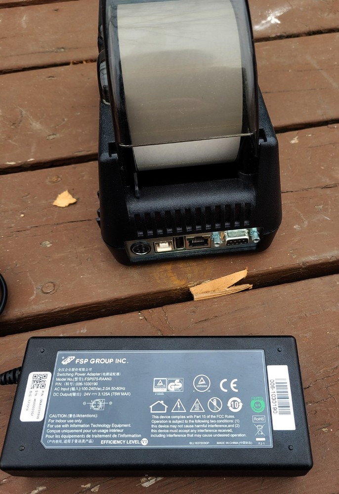 CognitiveTPG DLXi Thermal Label Barcode Printer USB Ethernet DBD24-2085-G1E