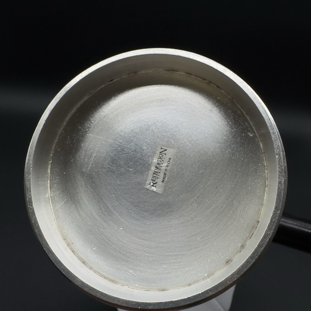 Restoration Hardware Silver Plated Gentleman's Coffee Server Bakelite Handle