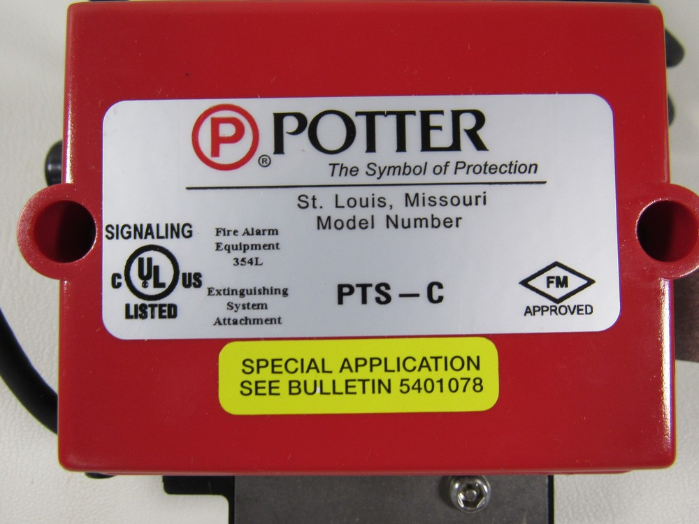 Potter 1010201 PTS-C Supervisory Indicator Type Switch Plug New in Box