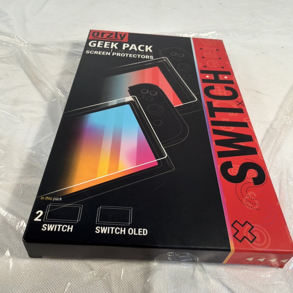 Orzly Geek Pack Switch/Switch Oled Screen Protectors