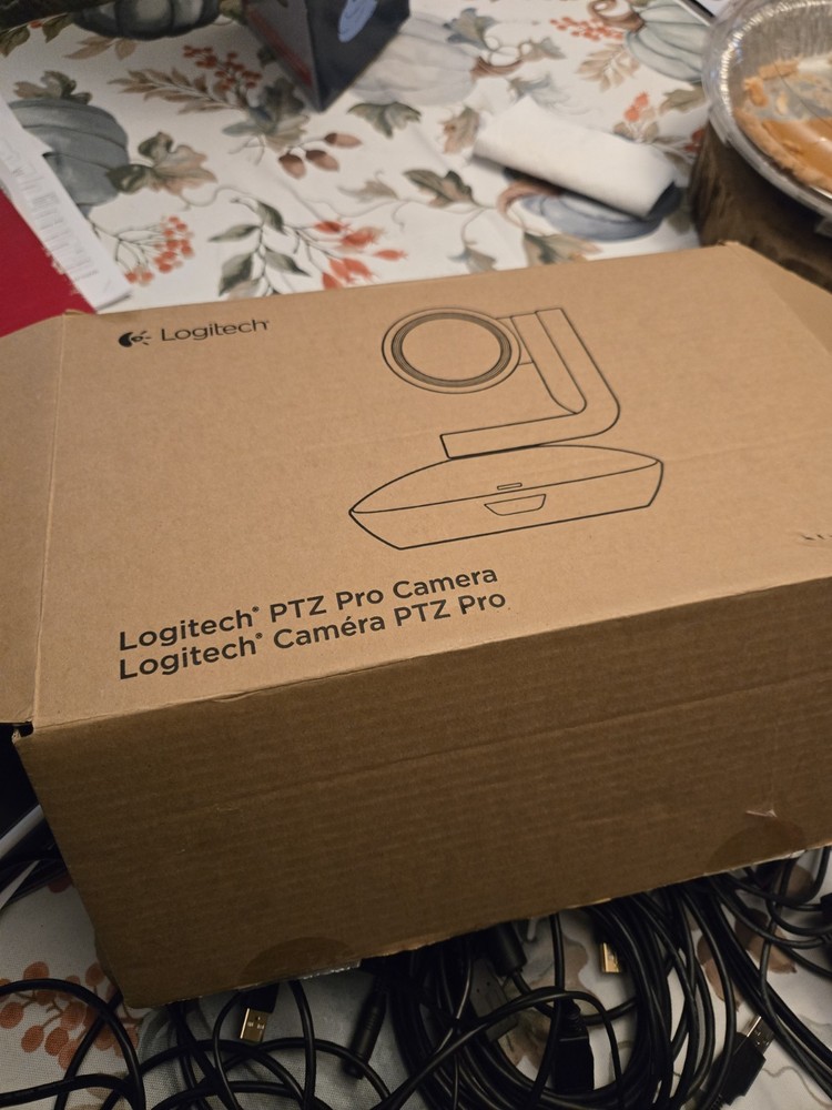 Logitech PTZ Pro Video Conferencing Camera w accessories