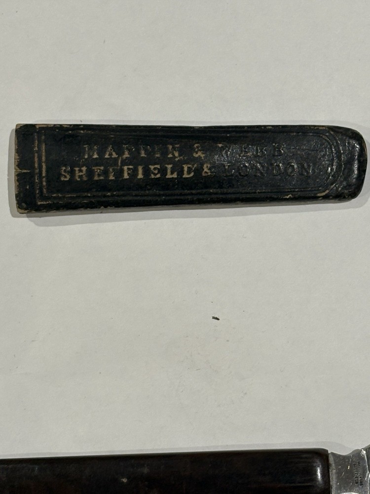 RARE MAPPIN & WEBB INK SCRAPER ERASER TOOL WITH PART CASE