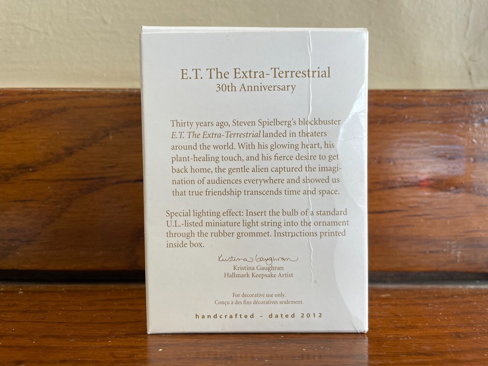 2012 Hallmark - E.T. The Extra-Terrestrial - 30th Anniversary