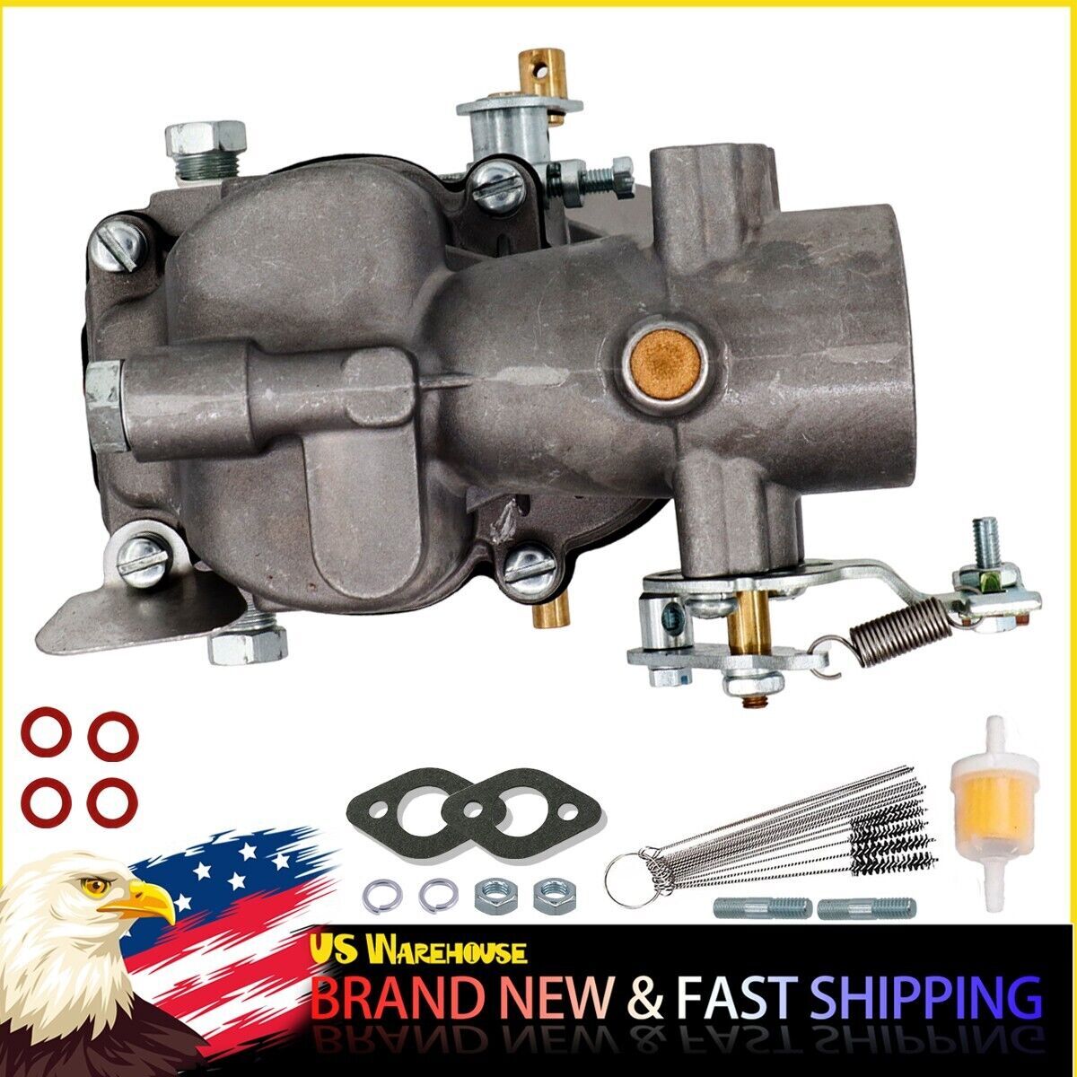 For Zenith Carburetor Updraft Gas Wisconsin L63S1 (VH4D) w/ 2-1/4" Mount New