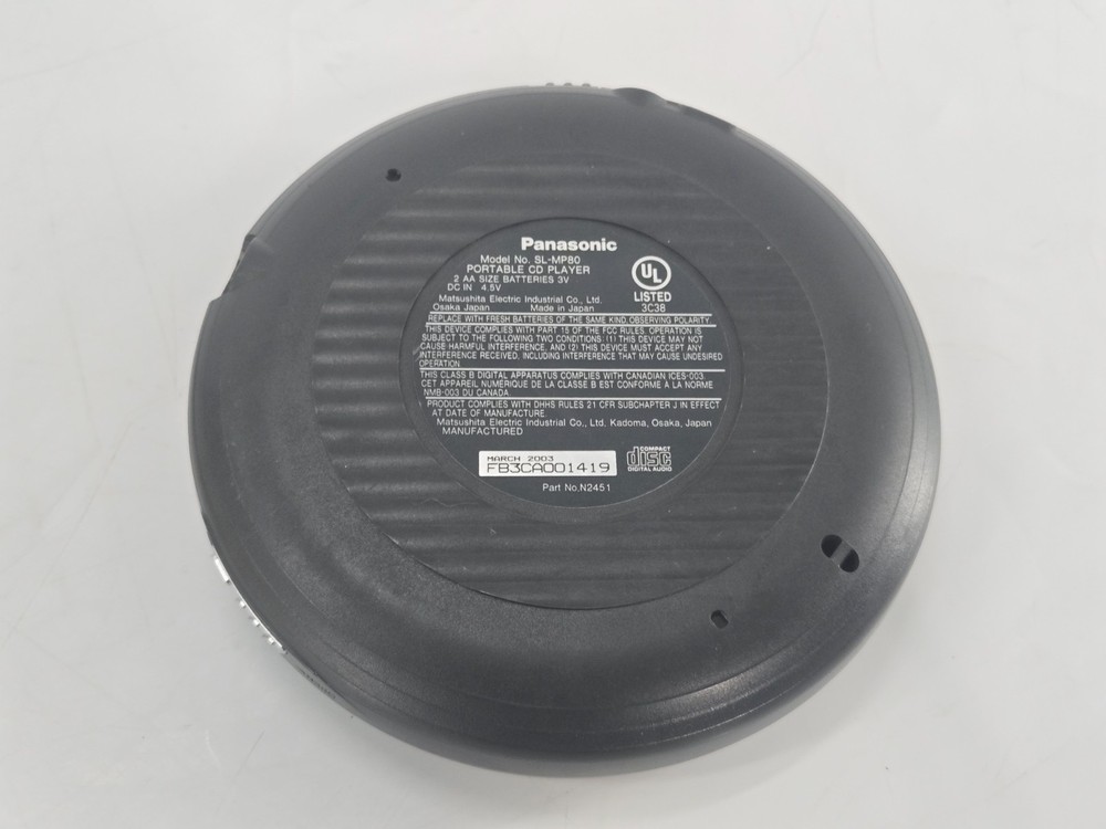 PANASONIC SL-MP80 CD player
