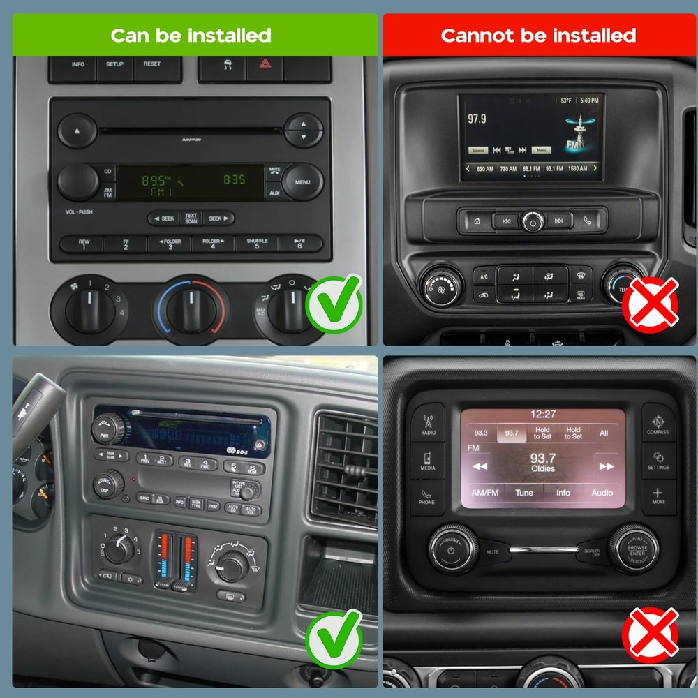 Android 14 Double Din 2G+32G 7" Touchscreen Wireless Carplay Android Auto