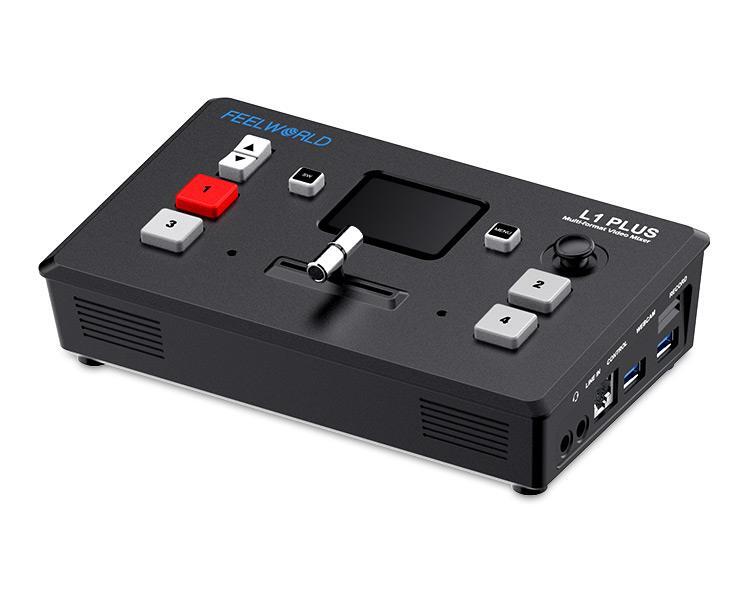 FEELWORLD L1 PLUS Multi-camera Video Mixer Switcher TouchScreen USB2.0 Recording