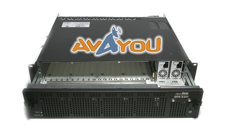 OpenGear DFR-8321 CN Frame w/ Network Controller MFC-8320-N 2x PS-8300