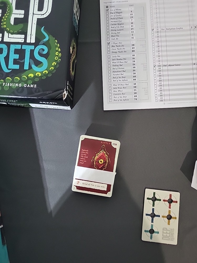 Deep Regrets: an Unfortunate Fishing Game USED