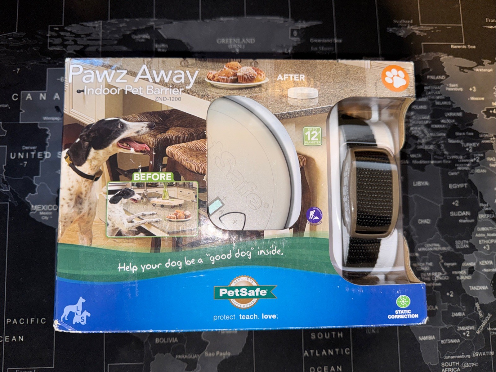 PetSafe Pawz Away Indoor Wireless Pet Barrier System with Collar ZND-1200