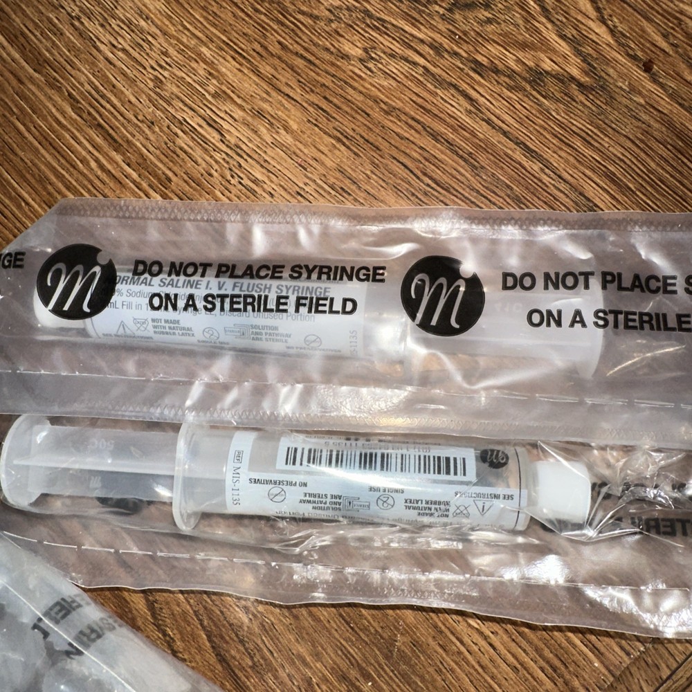 Saline Flush 25 per bag