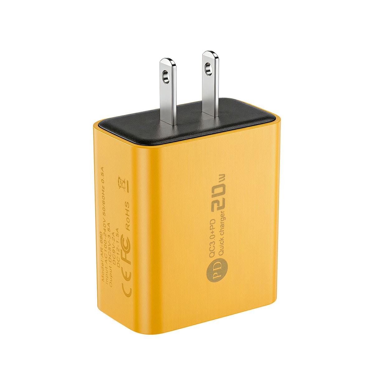 20W Fast Charger Block USB+Type C Wall Power Adapter For iPhone 16e 15 14 13