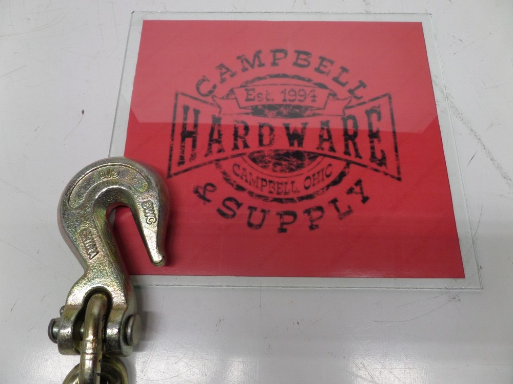 Auto Body Frame Machine Pull Chain 3/8" x 2' Grade 70 with 3/8' Grab Hook