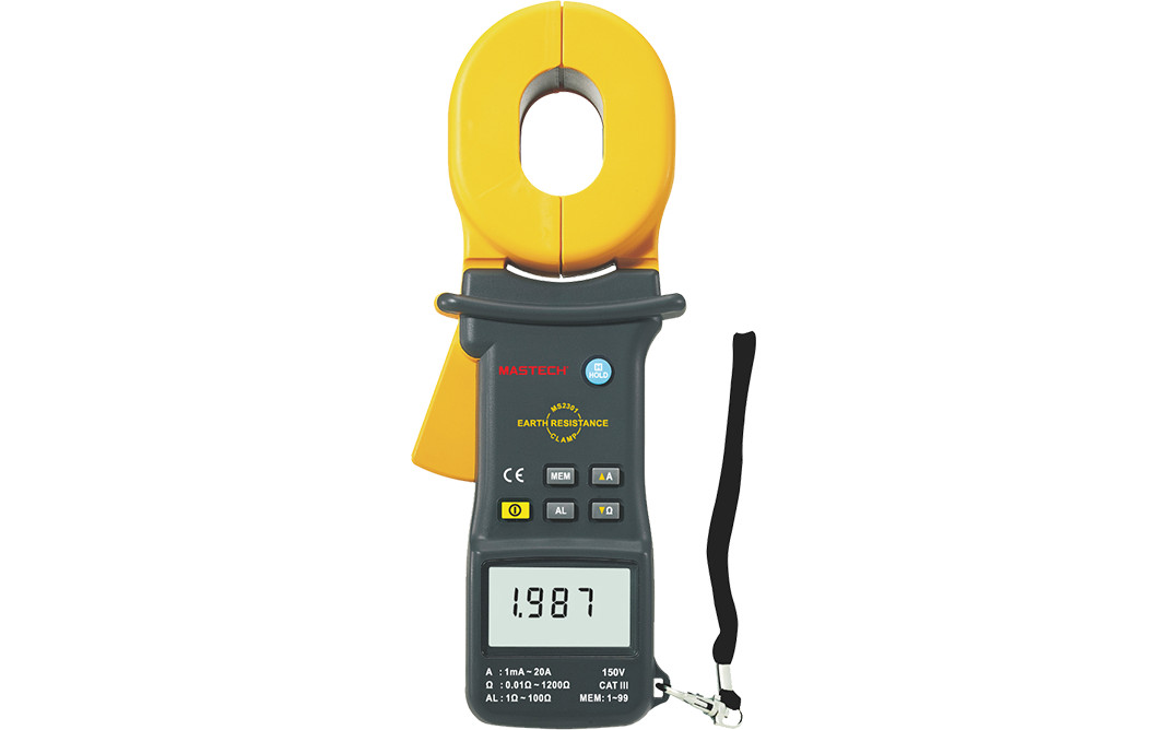 Mastech MS2301 Earth Resistance Clamp Meter Precision Grounding Measurement Tool