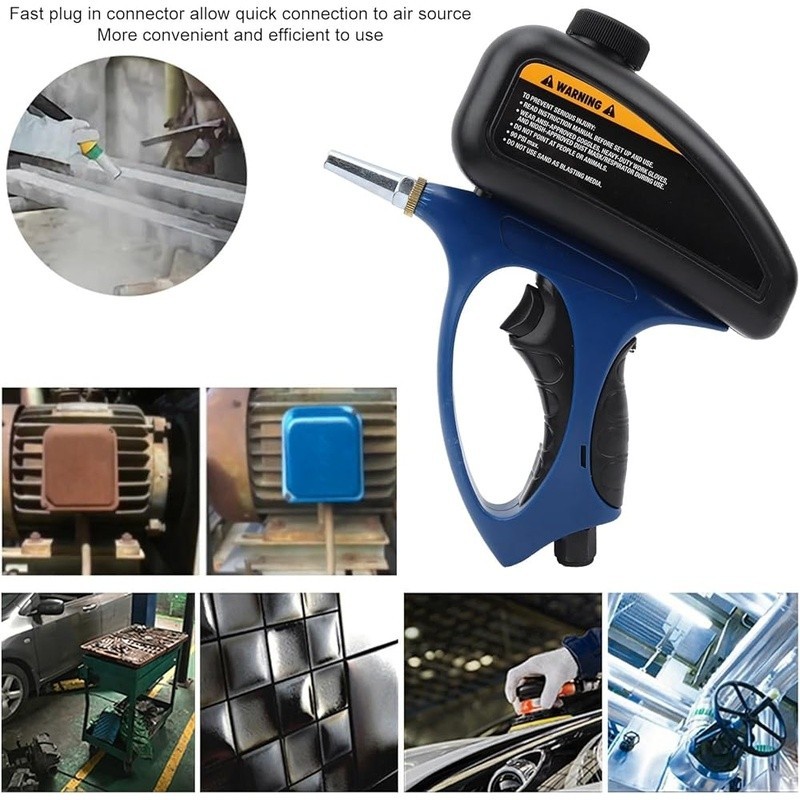 Abrasive Soda Blasting Machine Multi-media Air Blaster Cleaning Projects New