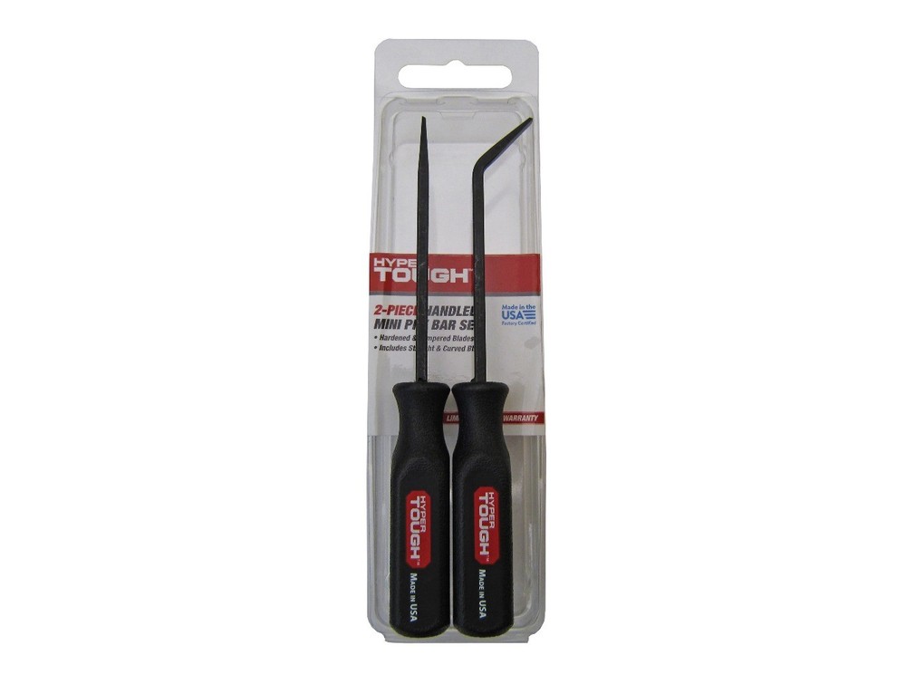 Hyper Tough Two-Piece Mini Handle Pry Bar Tool Set
