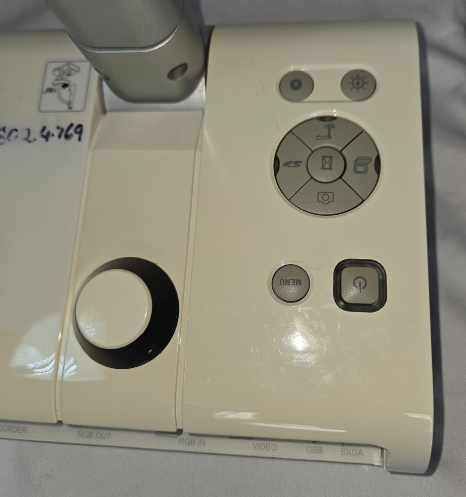 Elmo TT-02RX Digital Document Presenter Camera Projector USB VGA AC Adapter