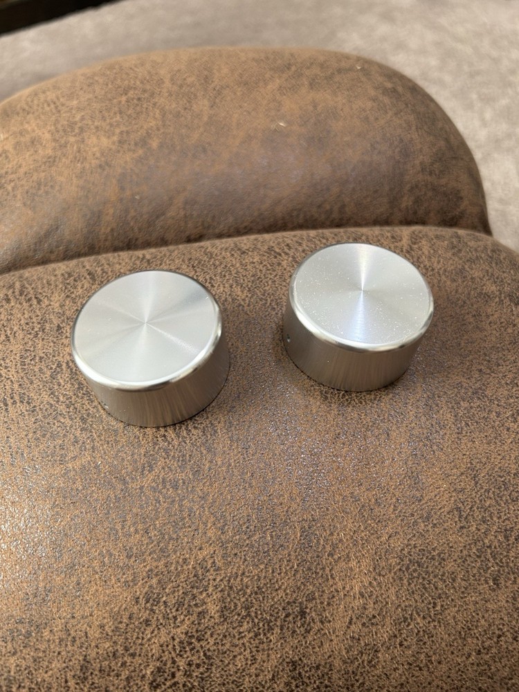 48 mm X 25 mm Aluminum Potentiometer Knobs (2)