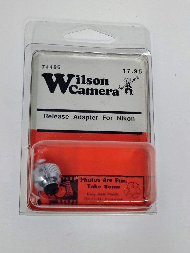 NOS Vintage  Cable Release Adapter for Nikon Camera
