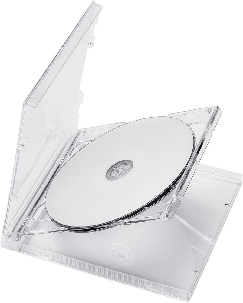 10 STANDARD Clear Double CD Jewel Case