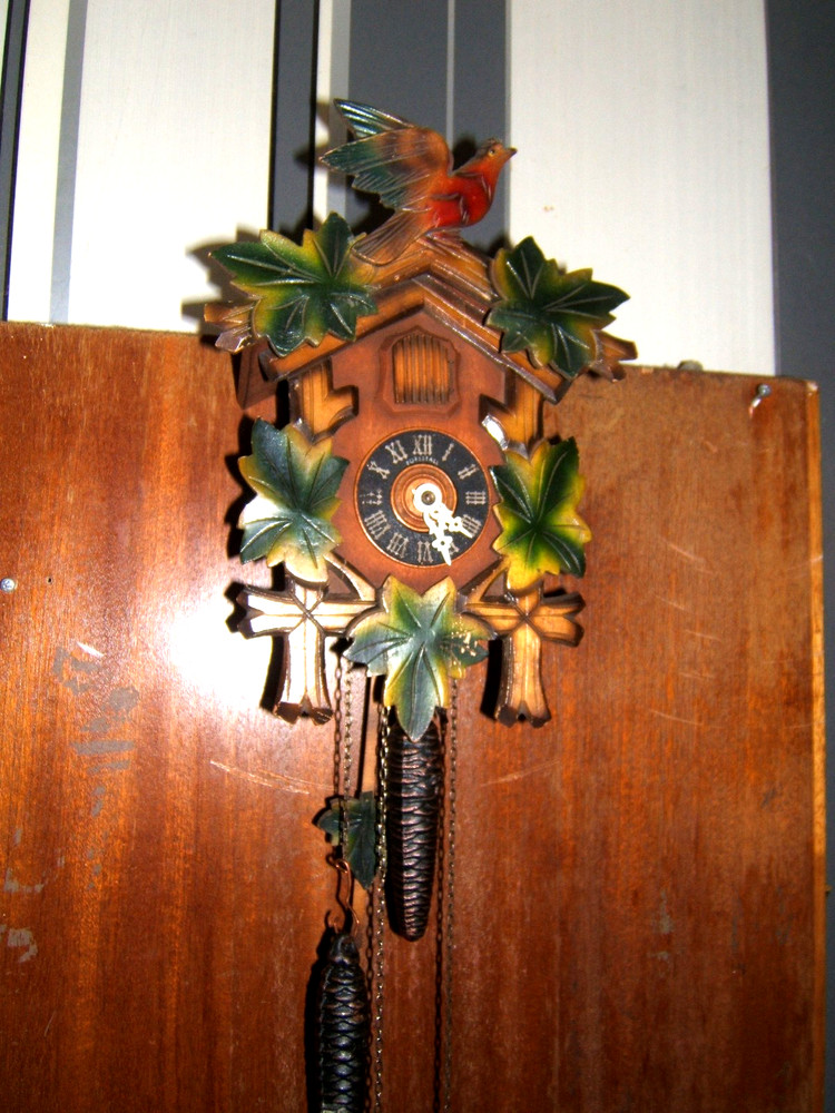 Vintage German Black Forest Cuckoo Clock, not fully working