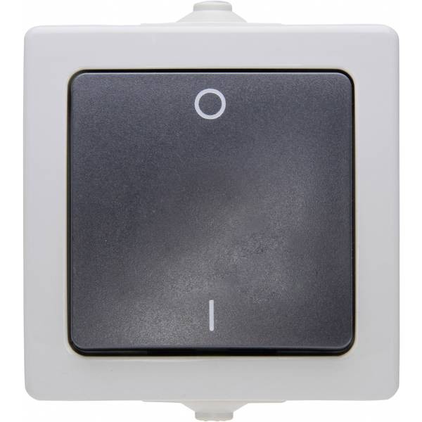 Kopp 565256009 Wet Room Switch Nautic Switch Grey 1pc