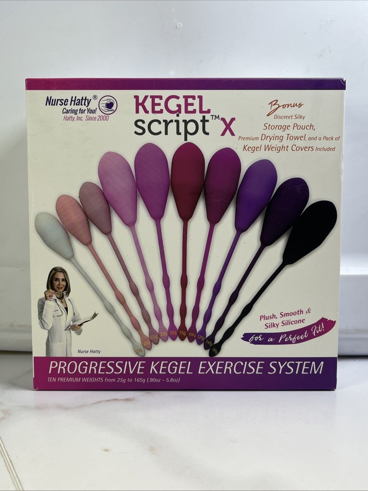 Premium Silicone Kegel Exercise System - Weights for Pelvic Floor Training