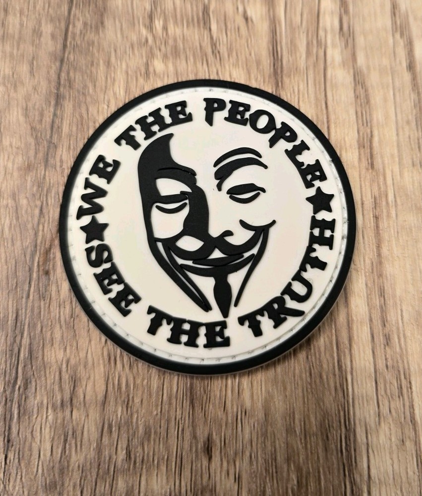 Tactical Morale Army Patch 3D PVC– Hook Back – Military Style- Anonymous