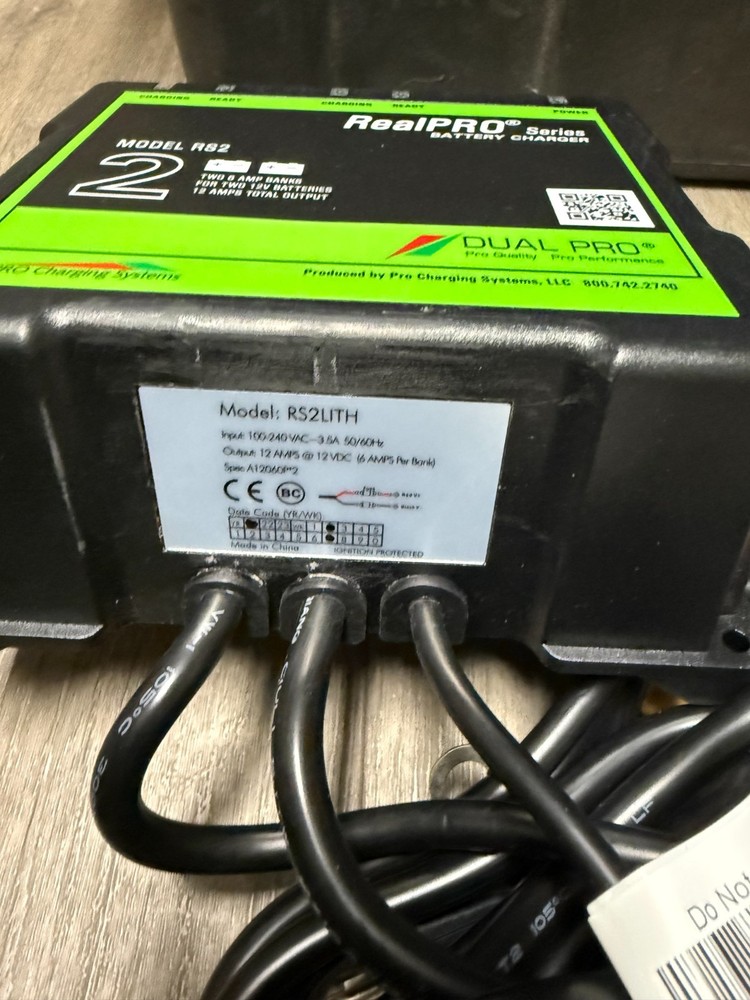 PCS RealPRO RS2 Battery Charger, 12V - 24V
