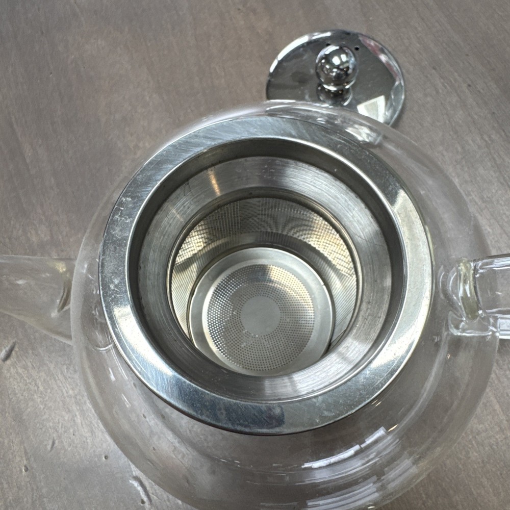 Glass and Stainless Loose Leaf Tea Infuser