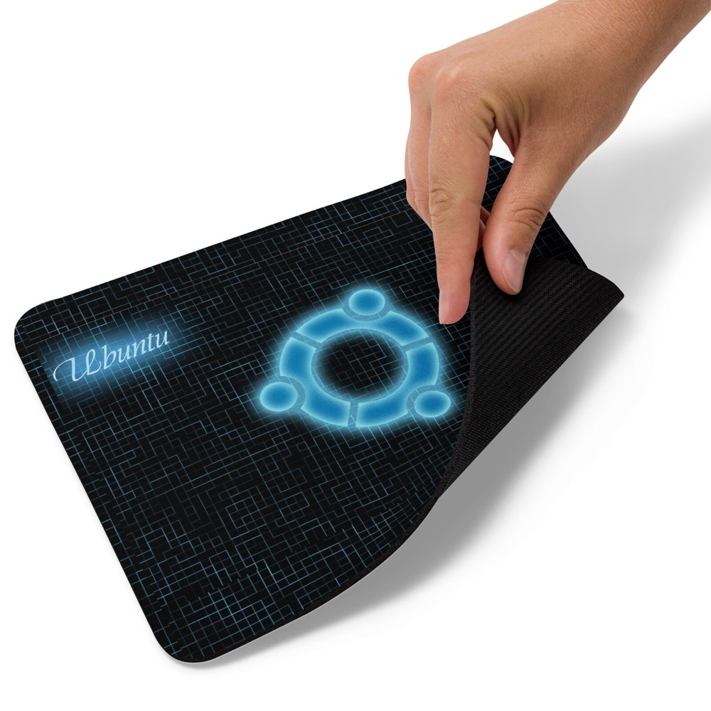 UBUNTU Linux Mouse Pad – For Real Geeks Only (No Windows Allowed 9.5" x 7.75"