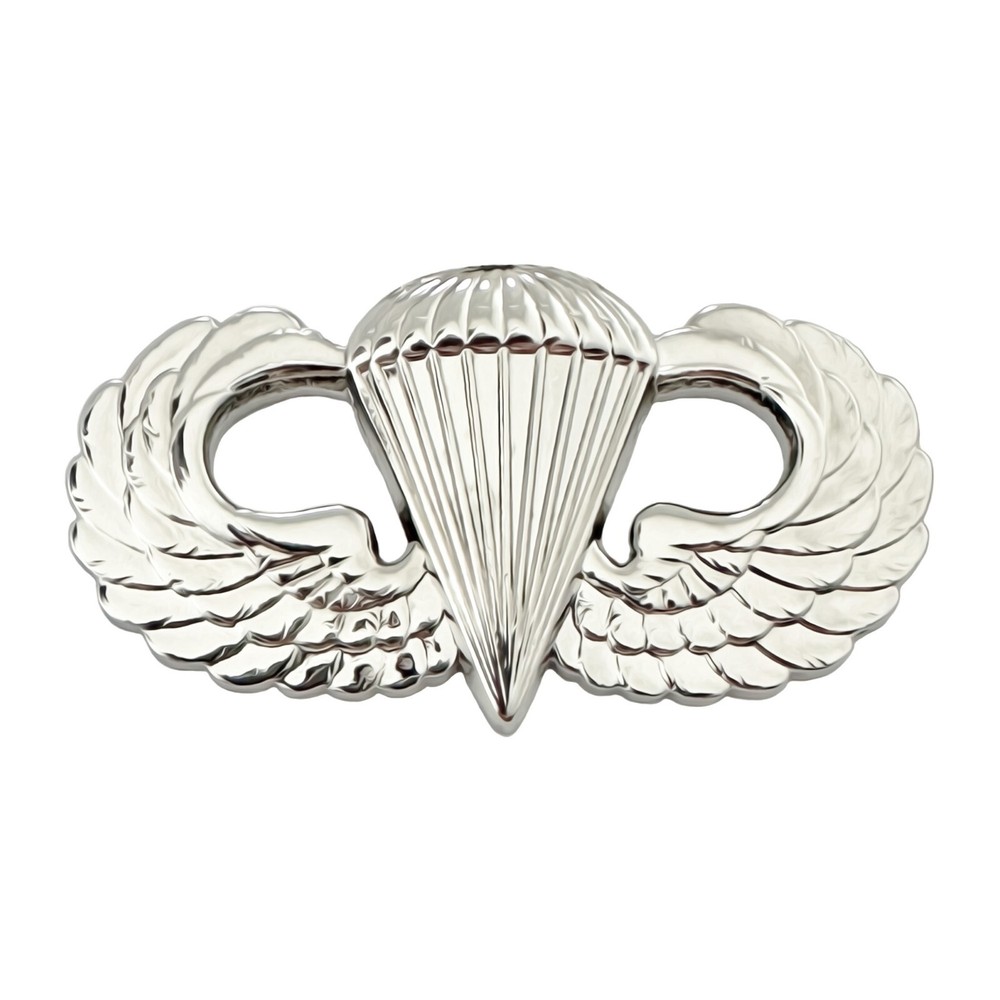 U.S. Army Parachutist Basic Badge Brite Regulation Full Size (each)