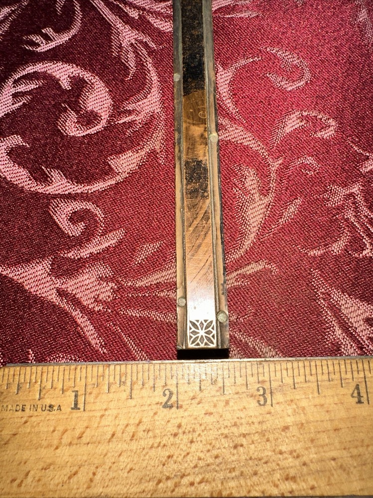 Printing Block “ Decorative Border Edge “ Copper Face