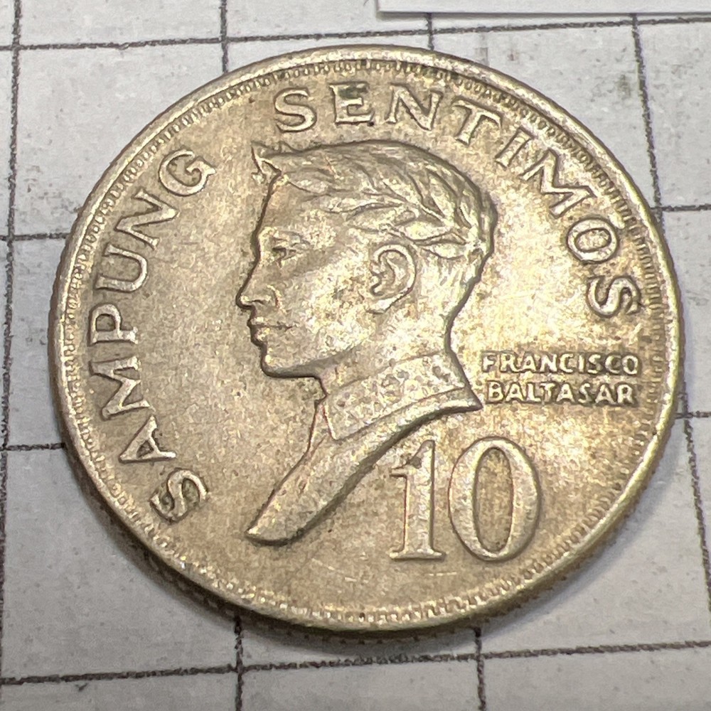 1970 Philippines 10 Cent Coin