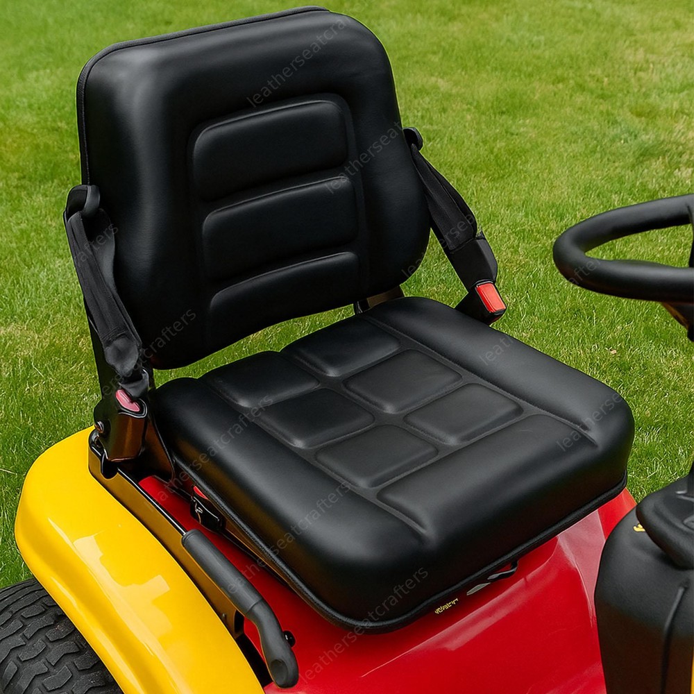 Universal Tractor Forklift Seat w/Adjustable Safety Belt & Adjustable Backrest
