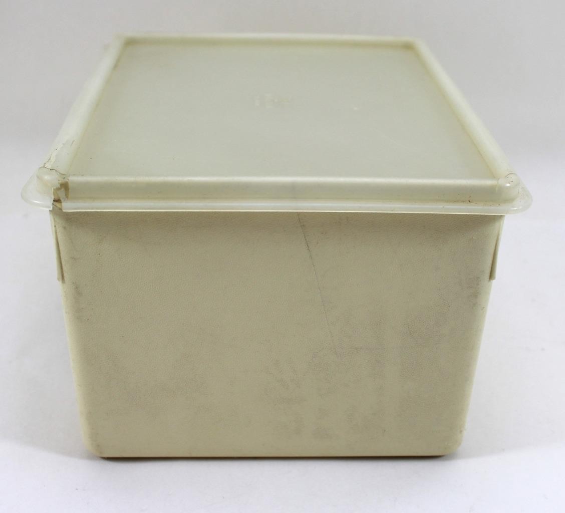 Vintage Deters Dairy Ice Cream Plastic Container ~ Quincy, IL ~ Eagle USA Made