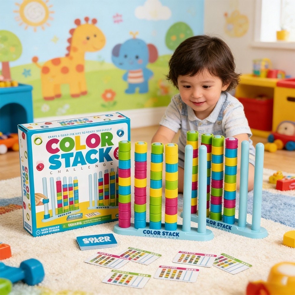 Creative Color Stack Challenge, A Fast-Paced Color Matching Puzzle Game