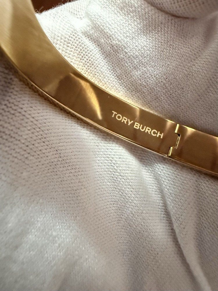 Tory Burch Kira Enamel Medium Bangle Bracelet NWT