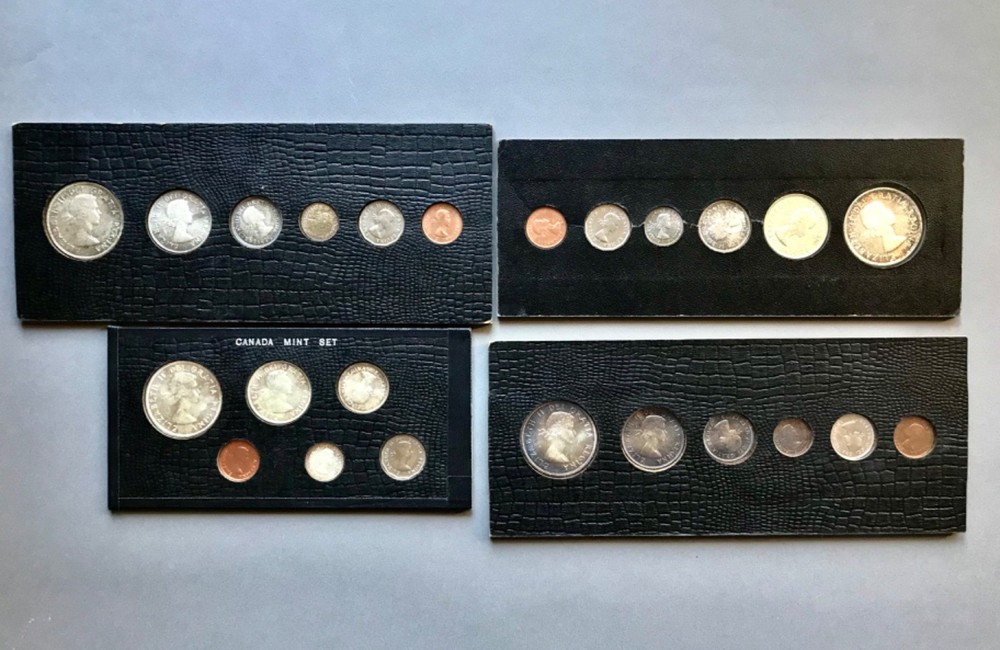 Group of (4) Canada Silver Mint Sets.
